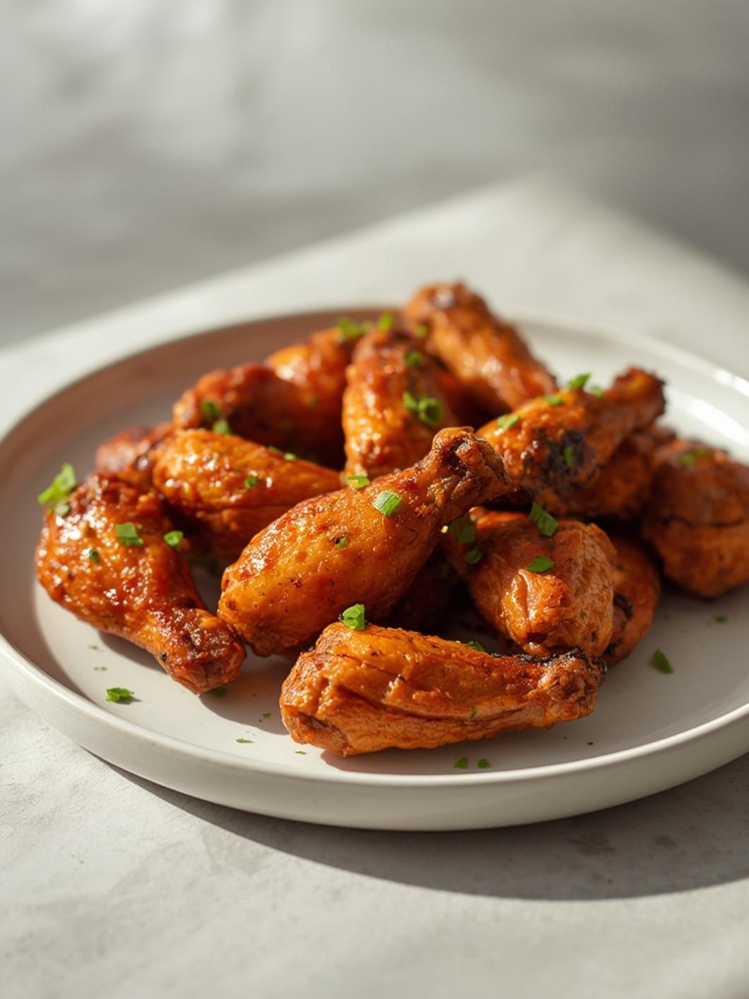 How to serve crispy baked chicken wings oven