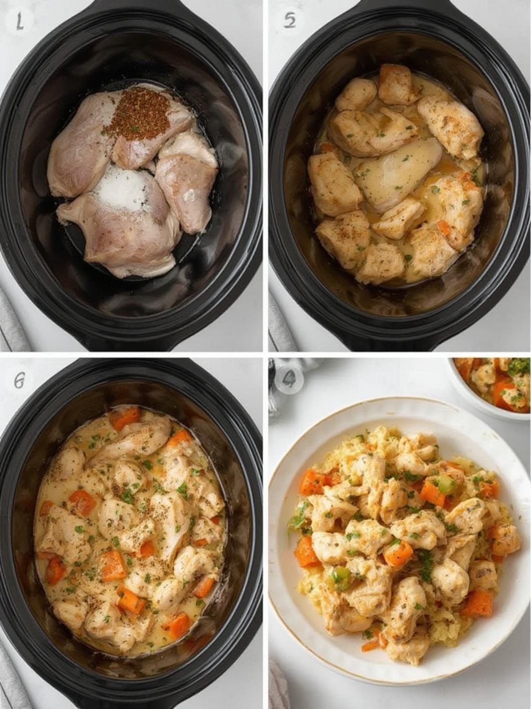 Seasoning chicken for crockpot