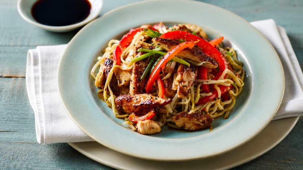 Chinese Chicken Noodles (15-Minute One-Pan Recipe)