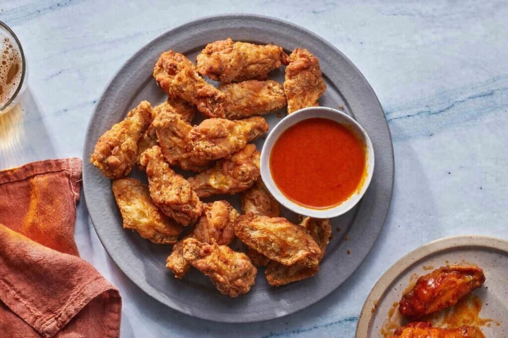 how long to fry wings — crispy golden-brown deep-fried chicken wings