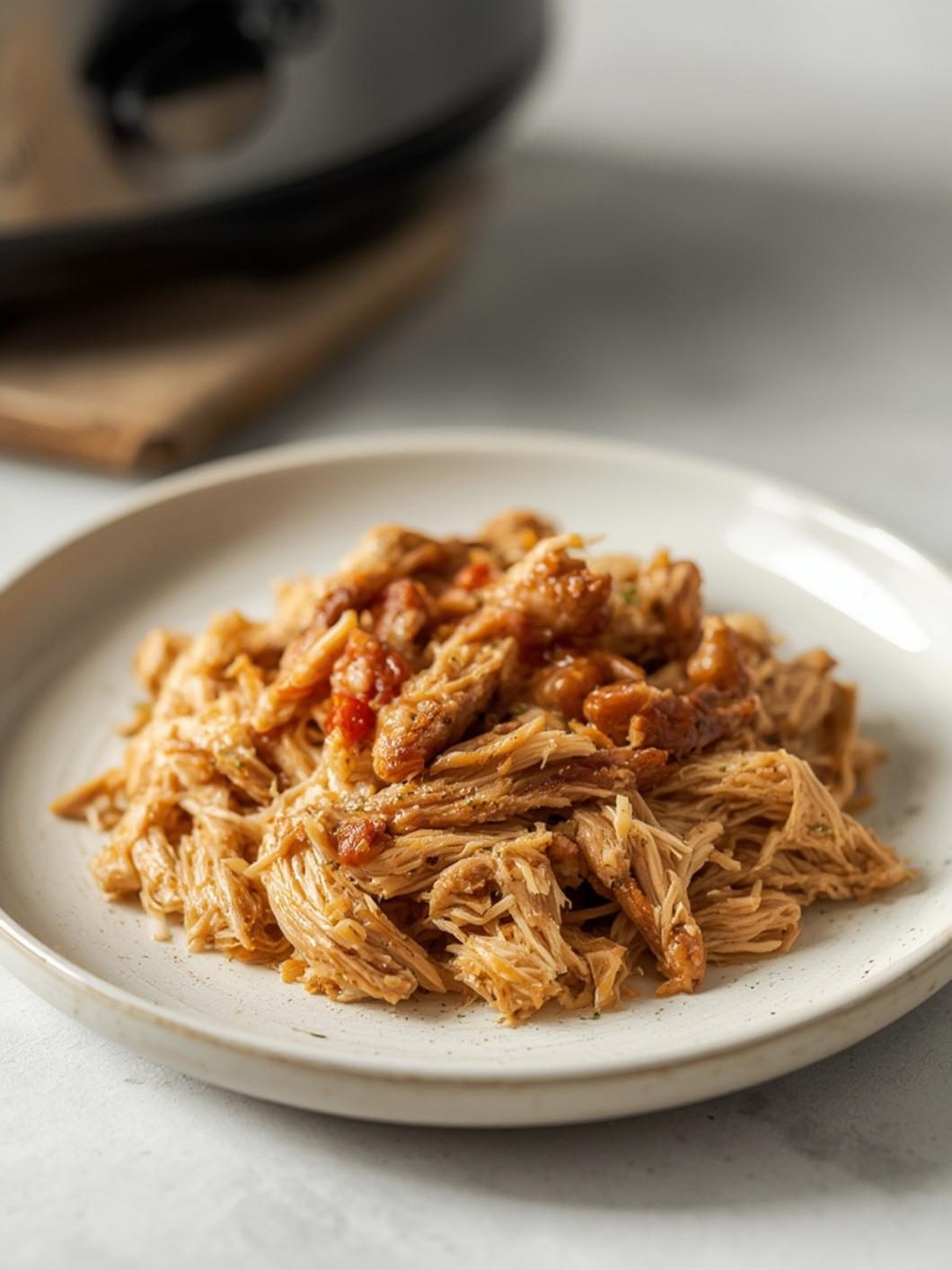crockpot shredded chicken