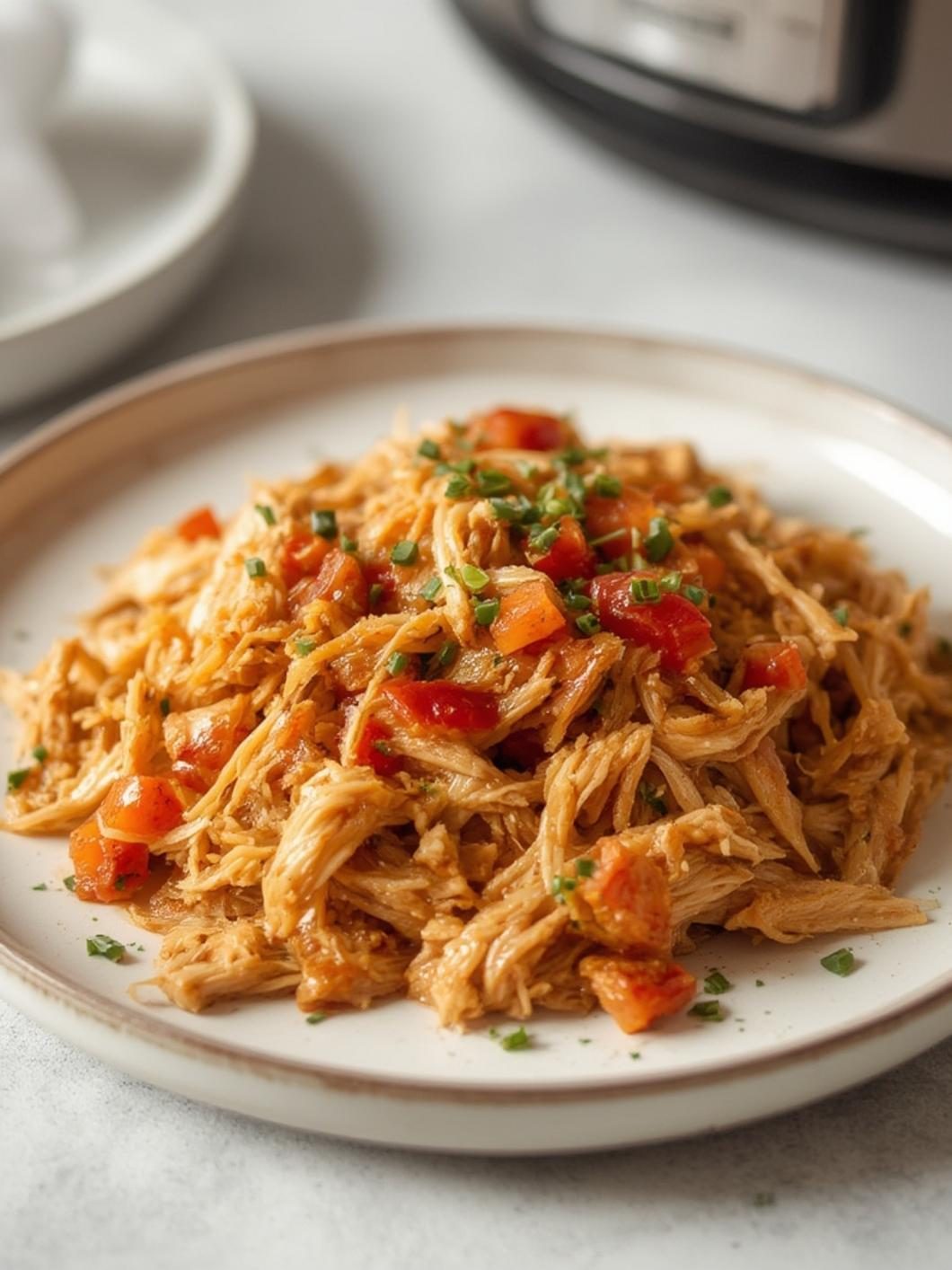 crockpot shredded chicken tacos