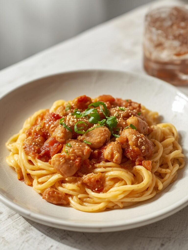 chicken and egg noodles