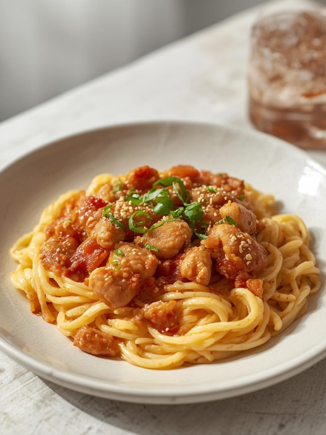 chicken and egg noodles