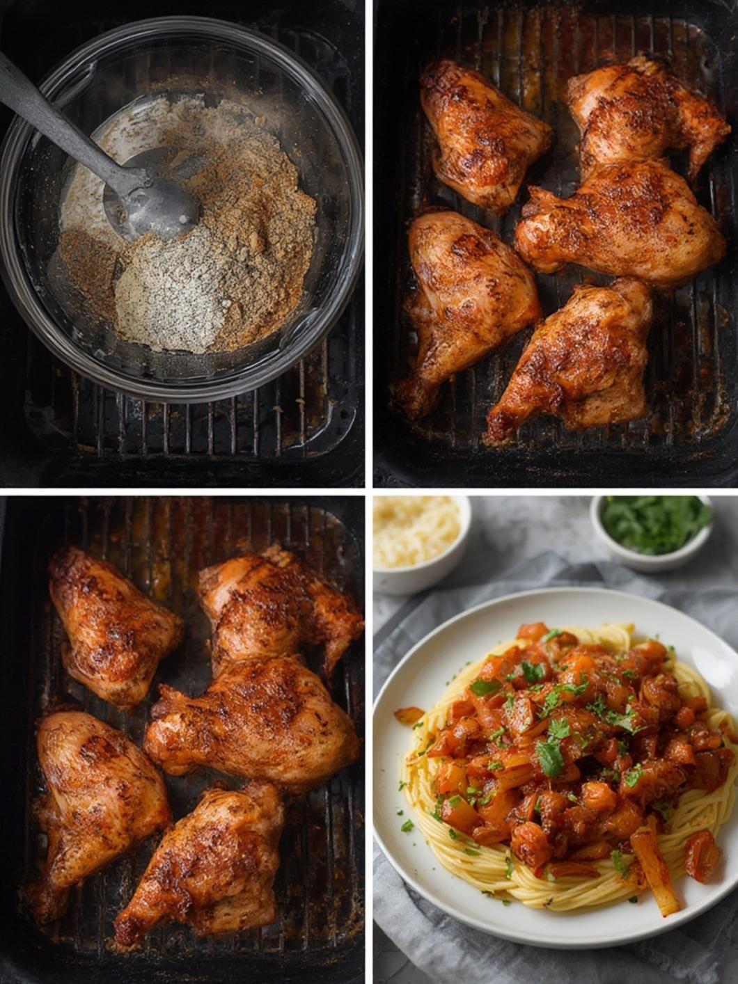 Preparation steps for chicken in smoker recipe
