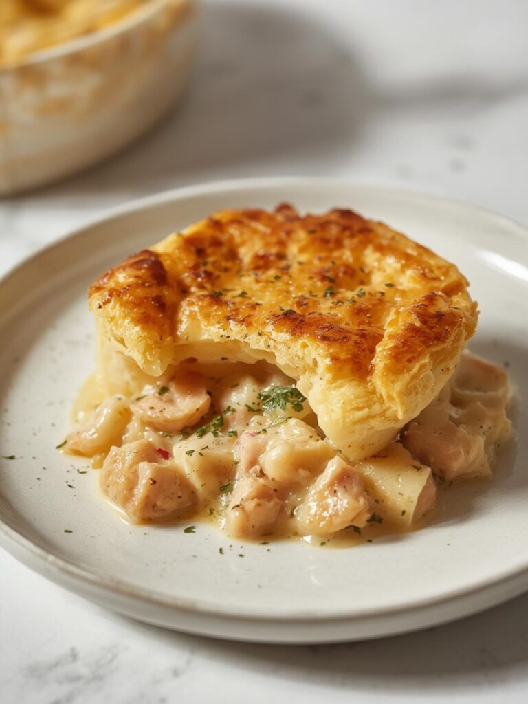 chicken pot pie with pie crust