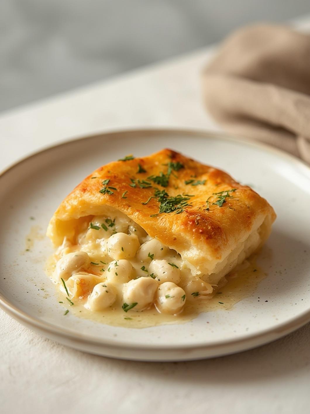 Serving suggestions for crescent roll chicken pot pie