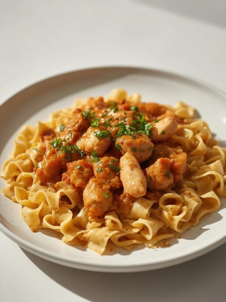 crockpot chicken and noodles