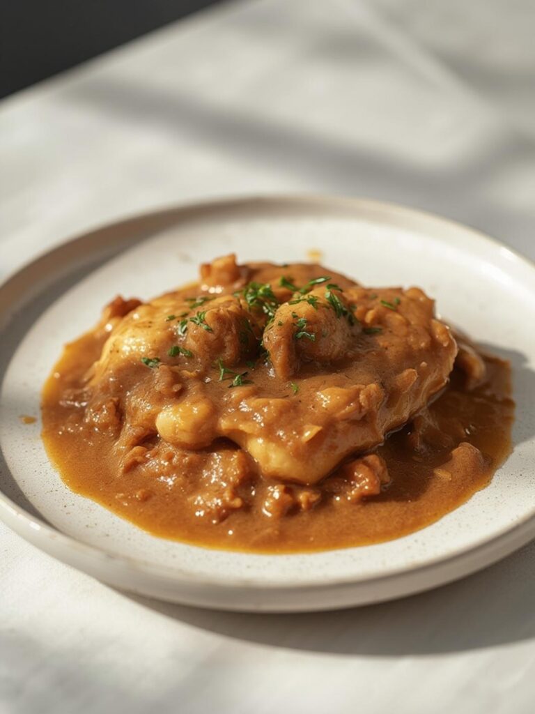 smothered chicken and gravy