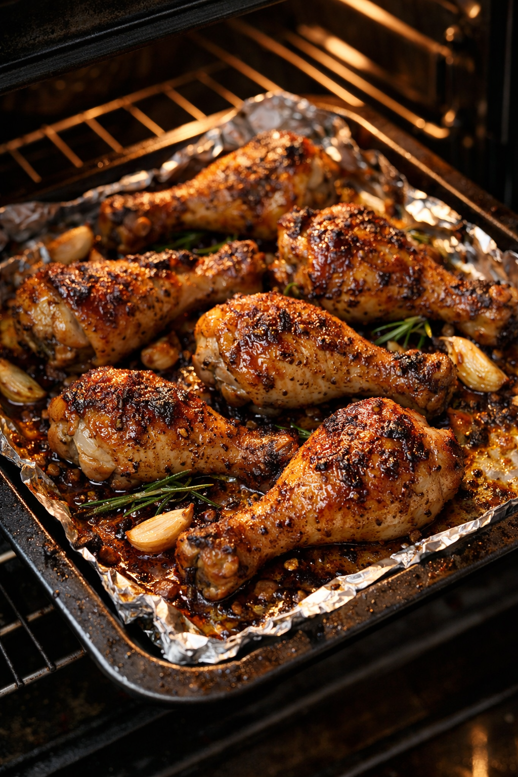 baked chicken legs in oven