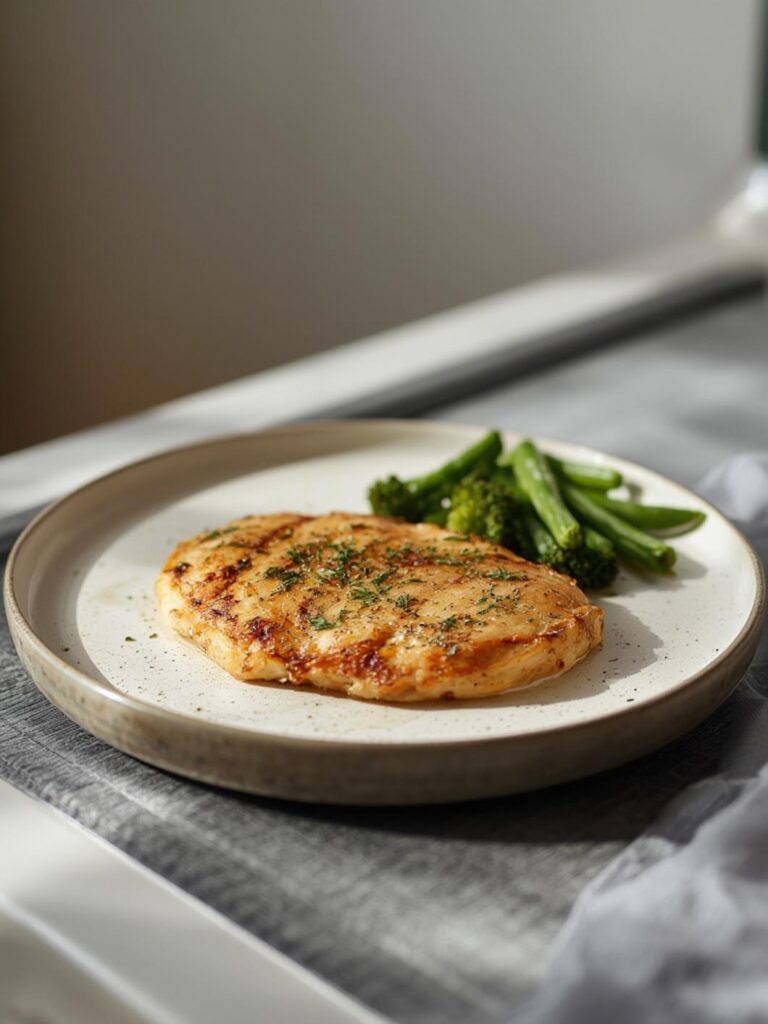 chicken breast on stove