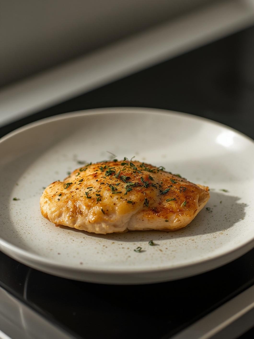 Serving suggestions for chicken breast on stove