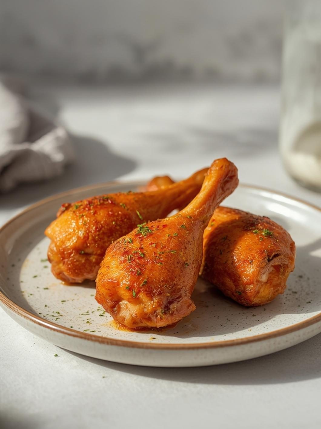 Preparation steps for chicken drumsticks in oven