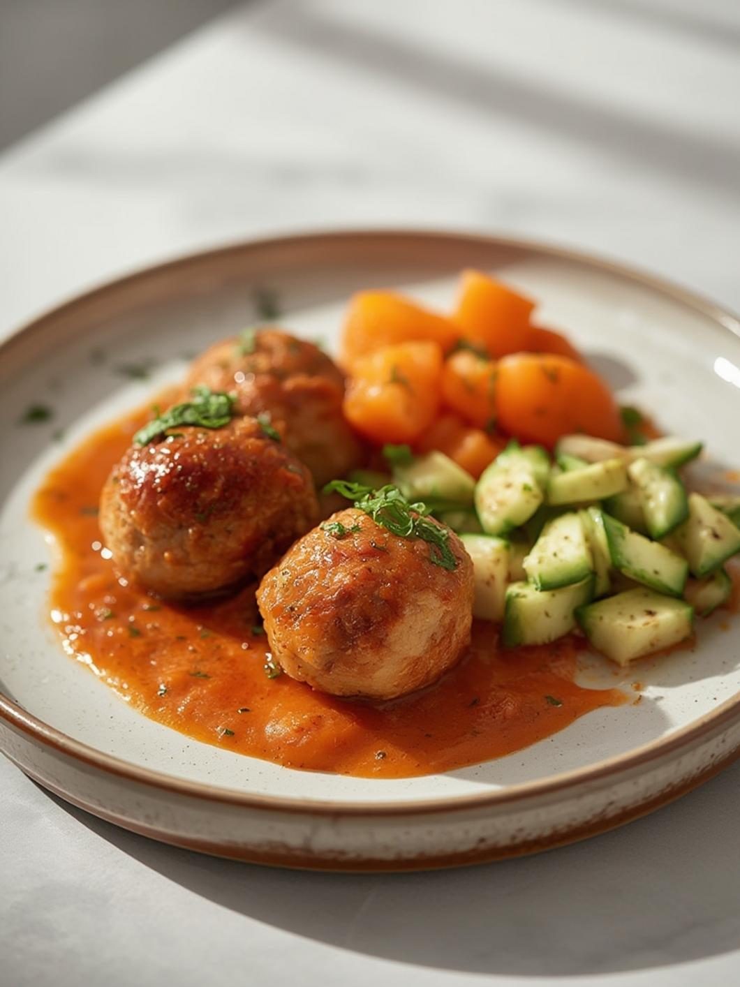 Serving suggestions for chicken meatball dinner ideas
