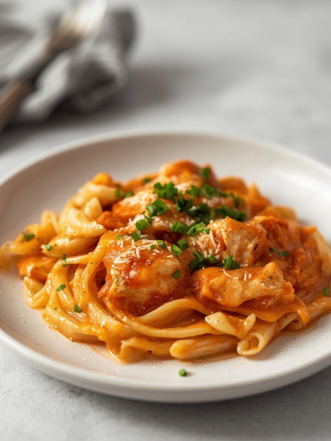Serving suggestions for crockpot buffalo chicken pasta