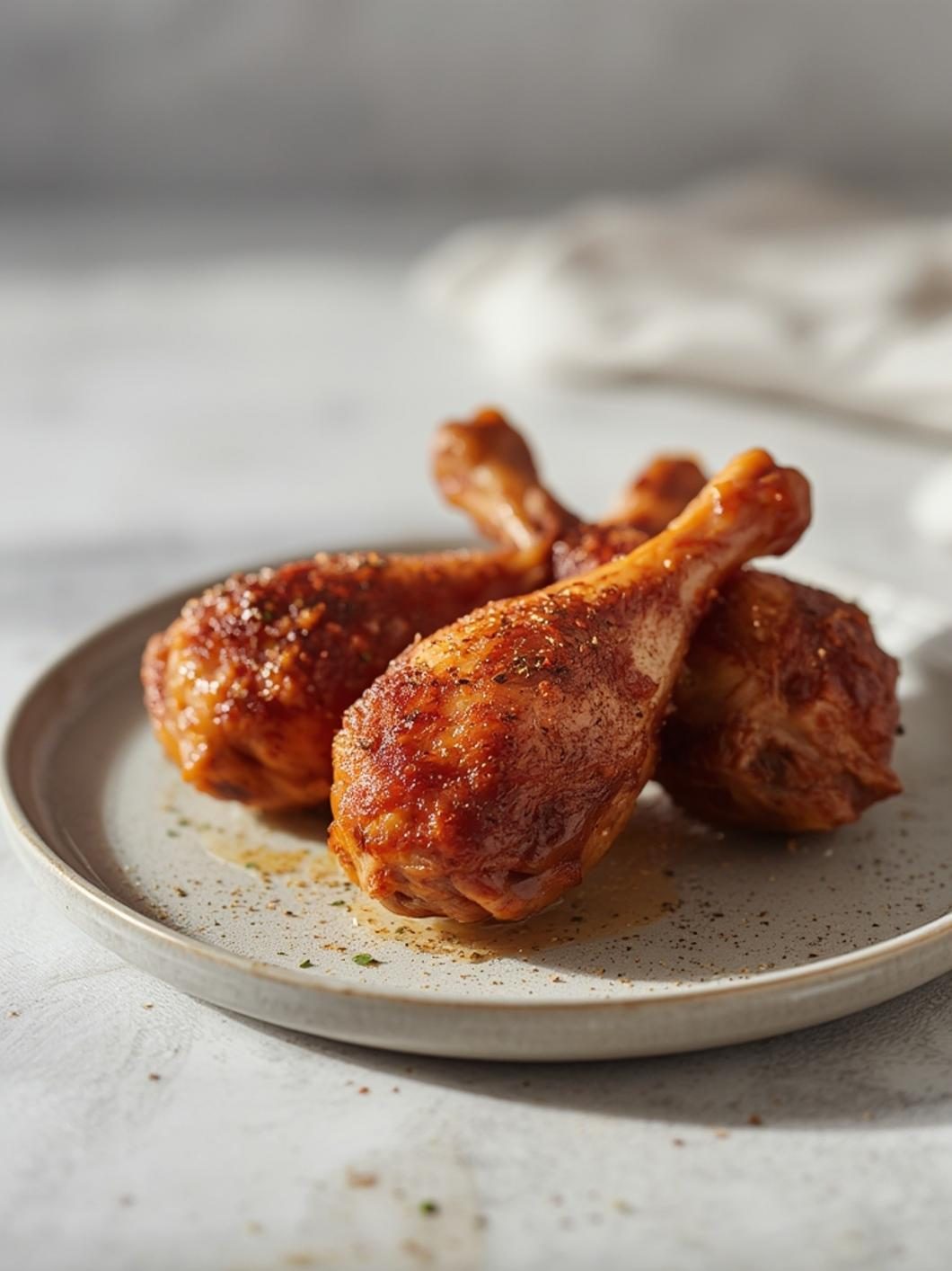 Preparation steps for drumsticks in oven