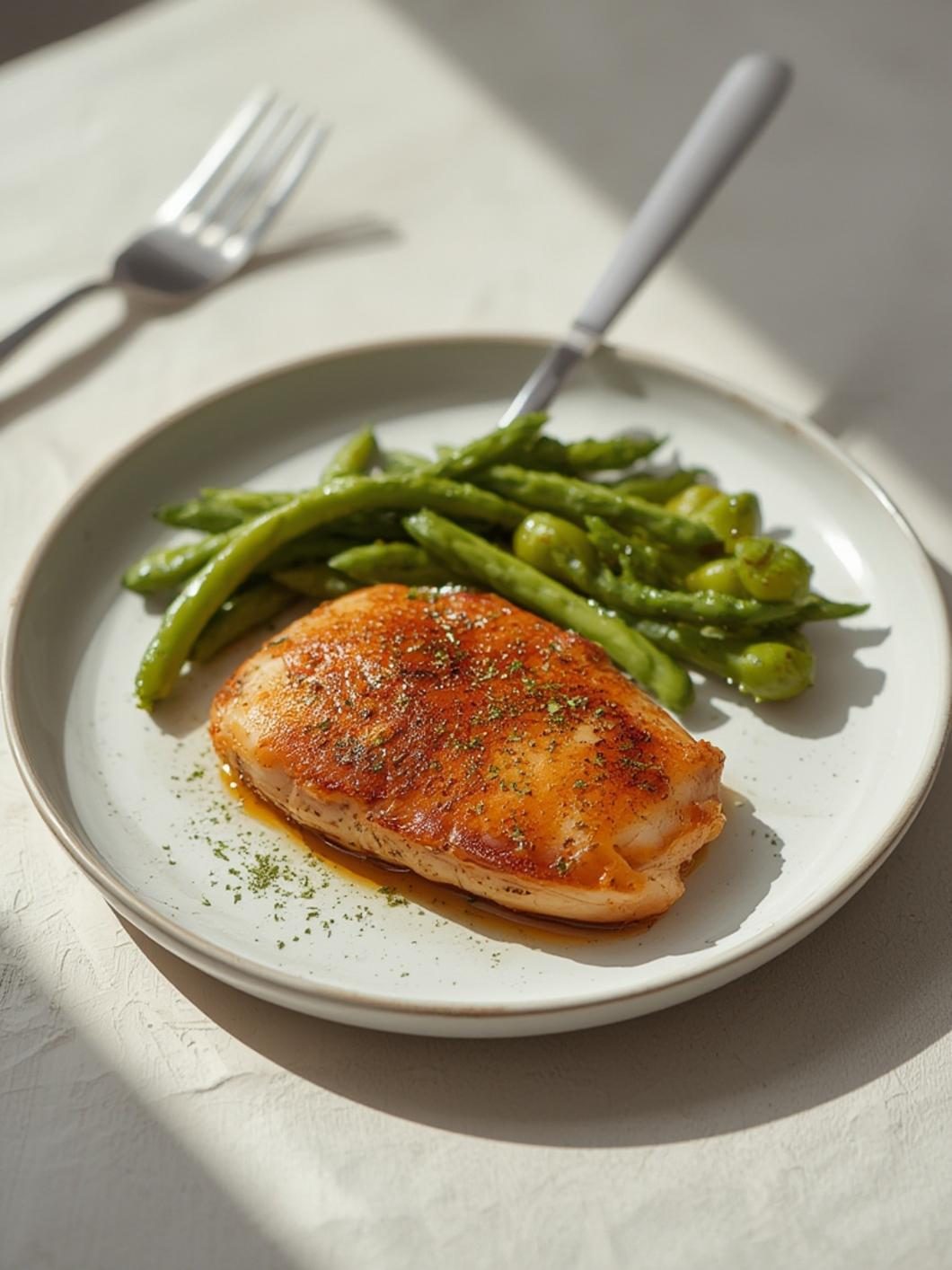 Serving suggestions for how do you cook chicken breast in a pan