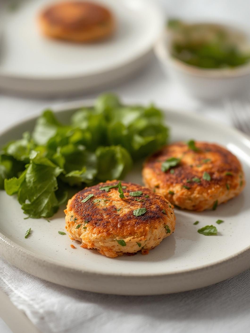 Preparation steps for making salmon patties