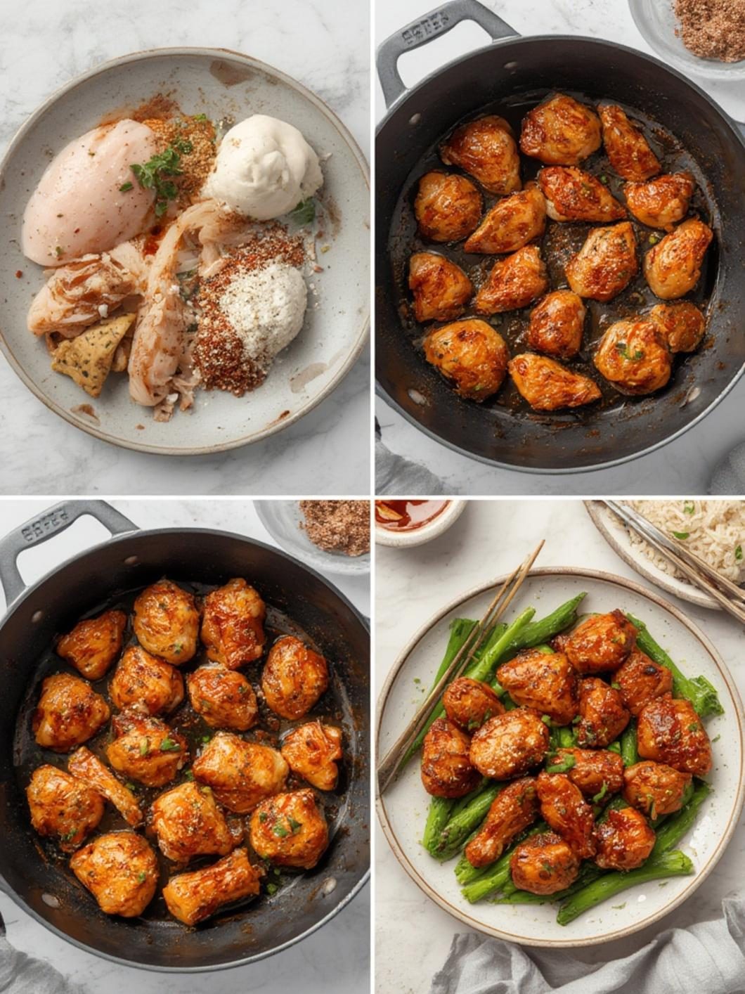 Preparing shoyu chicken marinade