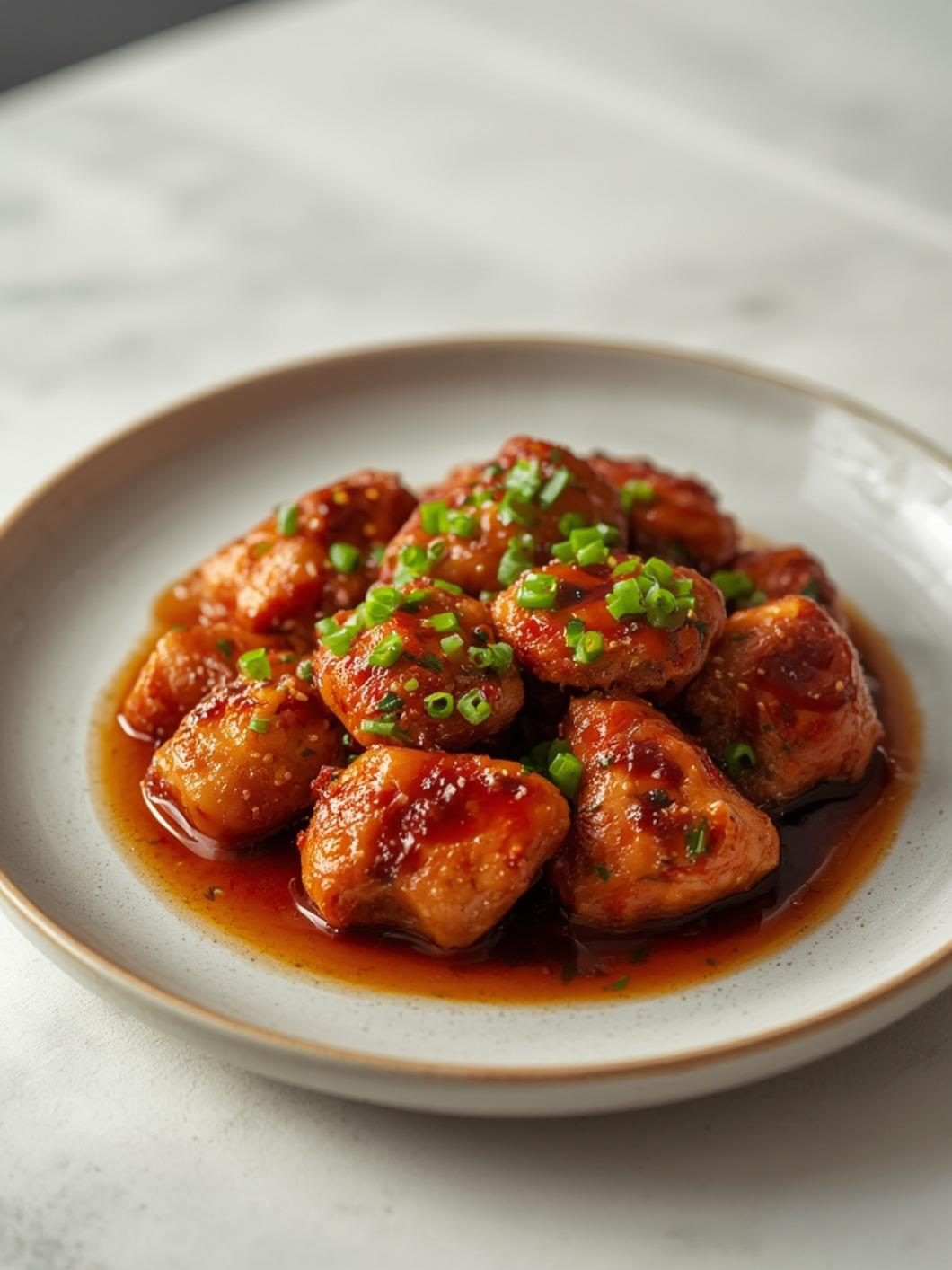 shoyu chicken serving presentation