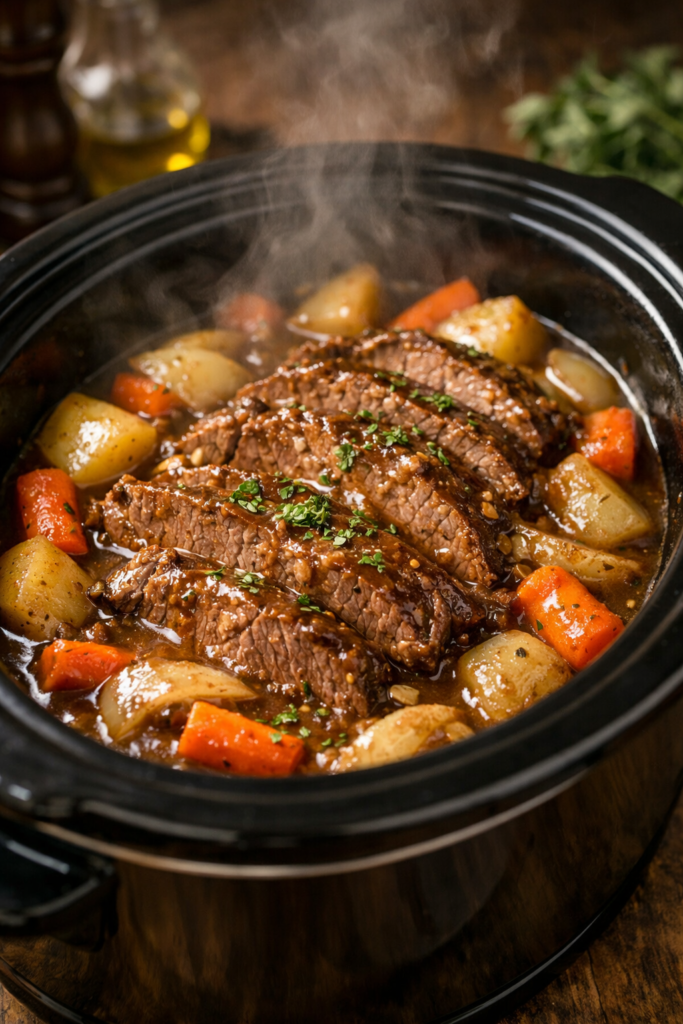 london broil slow cooker