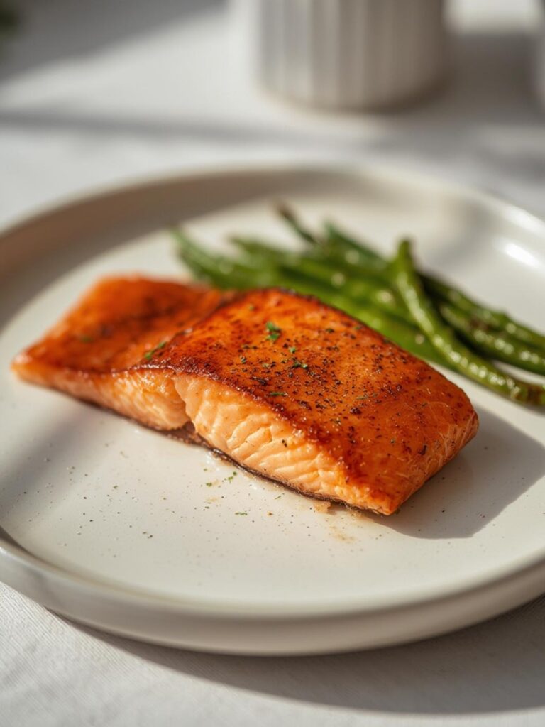 baked red salmon