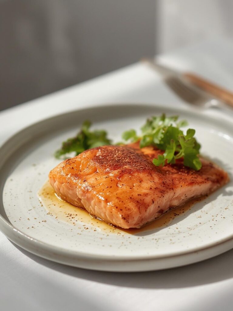baked red salmon