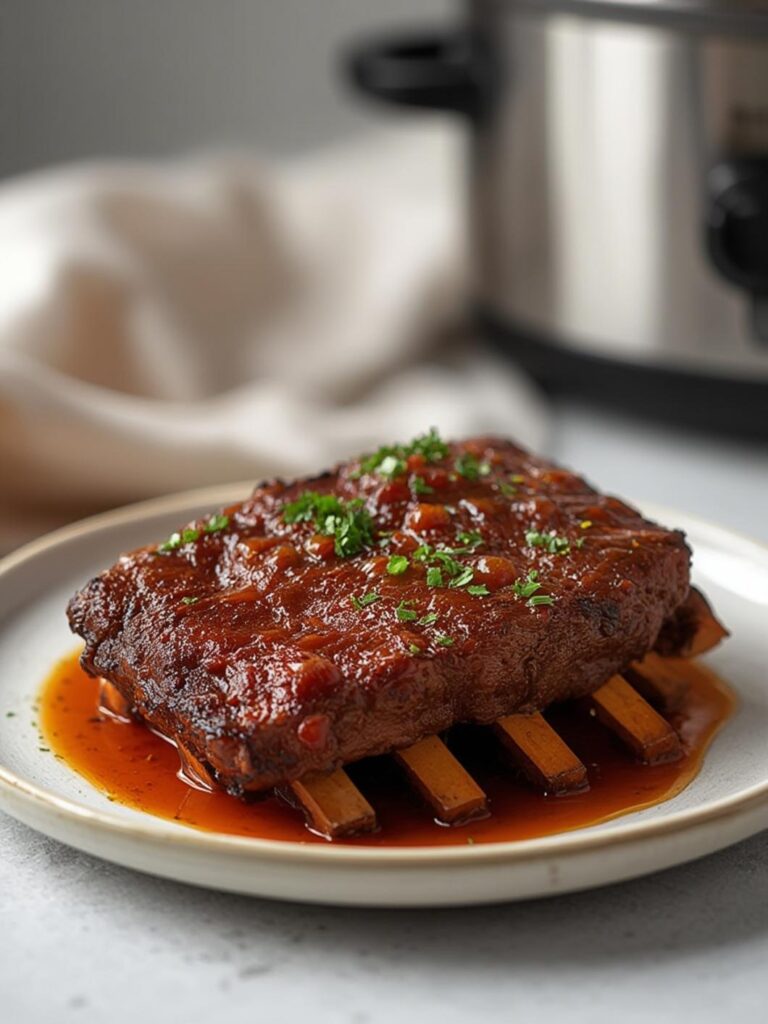 beef ribs in crock pot