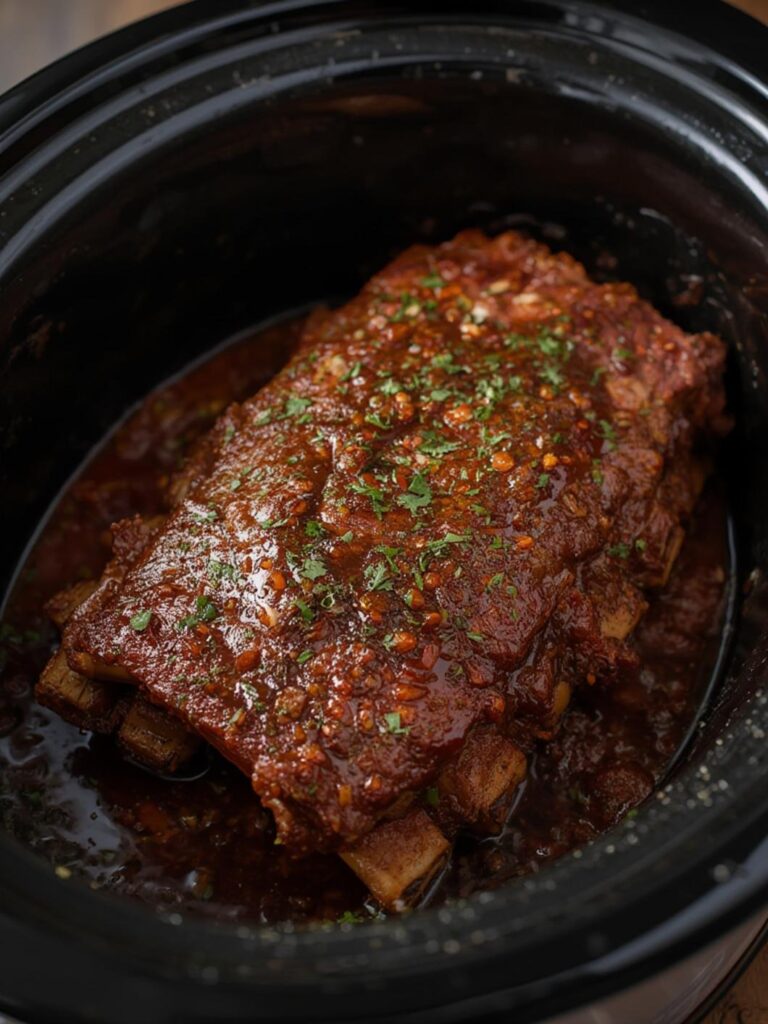 beef ribs in crock pot