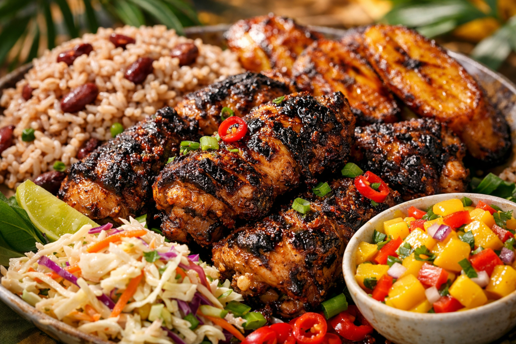 what to serve with jerk chicken