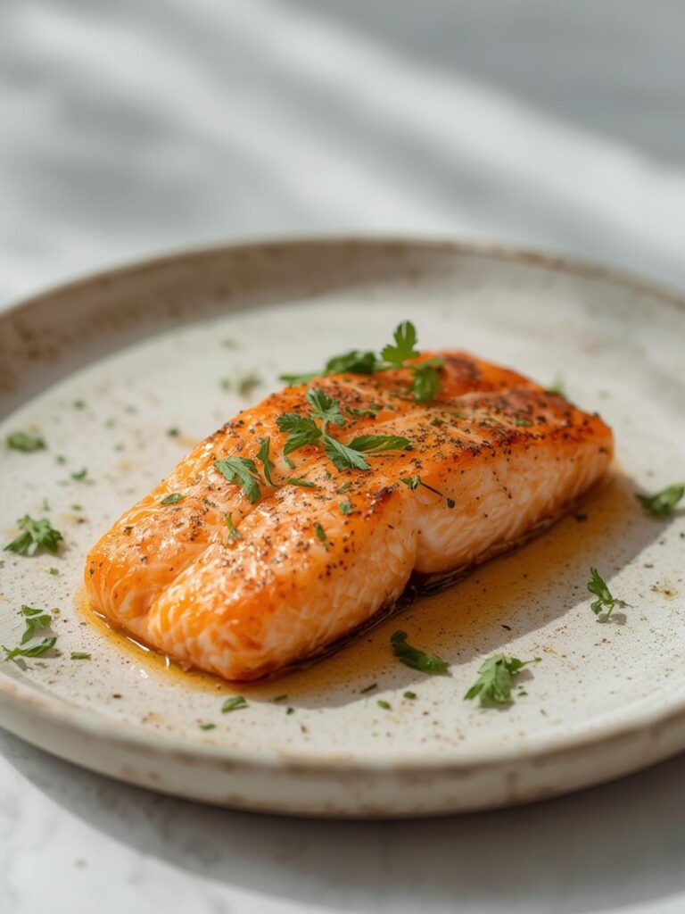 fillet of salmon in the oven