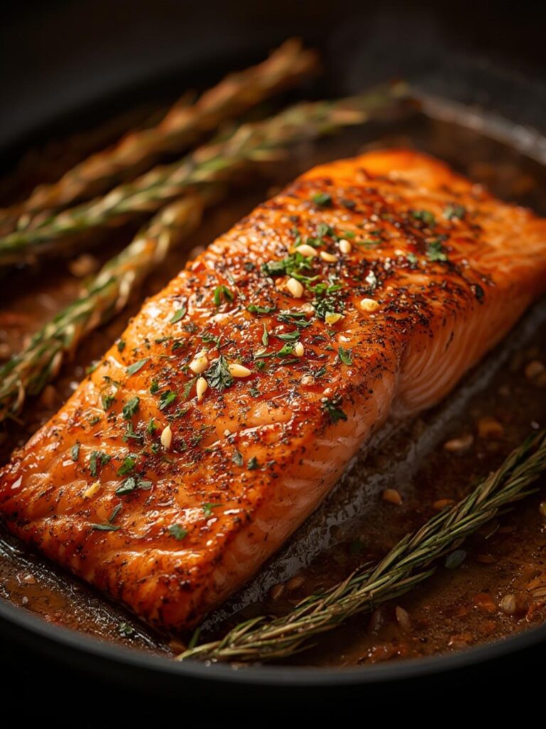 fillet of salmon in the oven