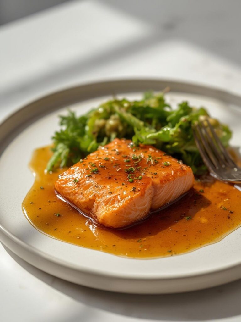 honey and soy salmon