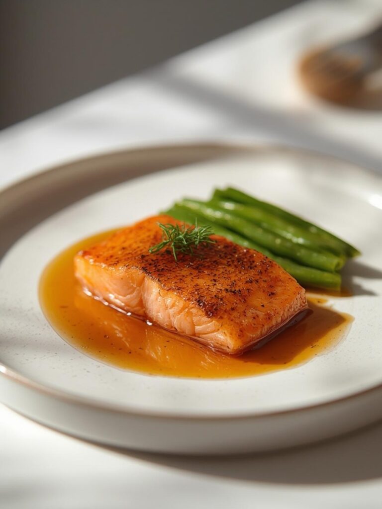 honey and soy salmon