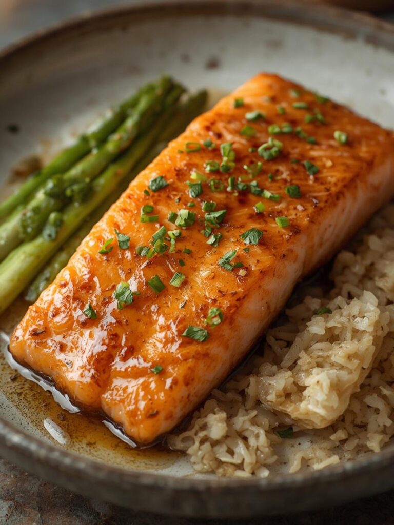 honey and soy salmon
