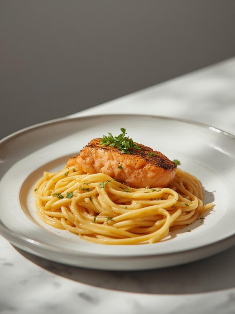 salmon pasta