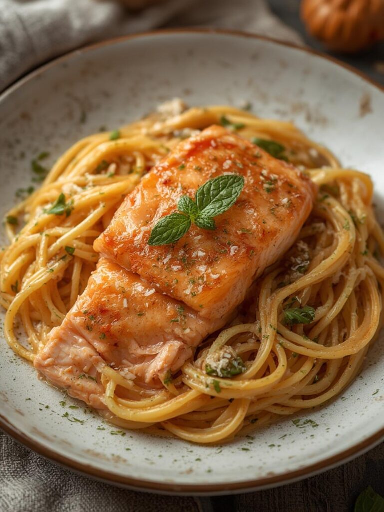 salmon pasta