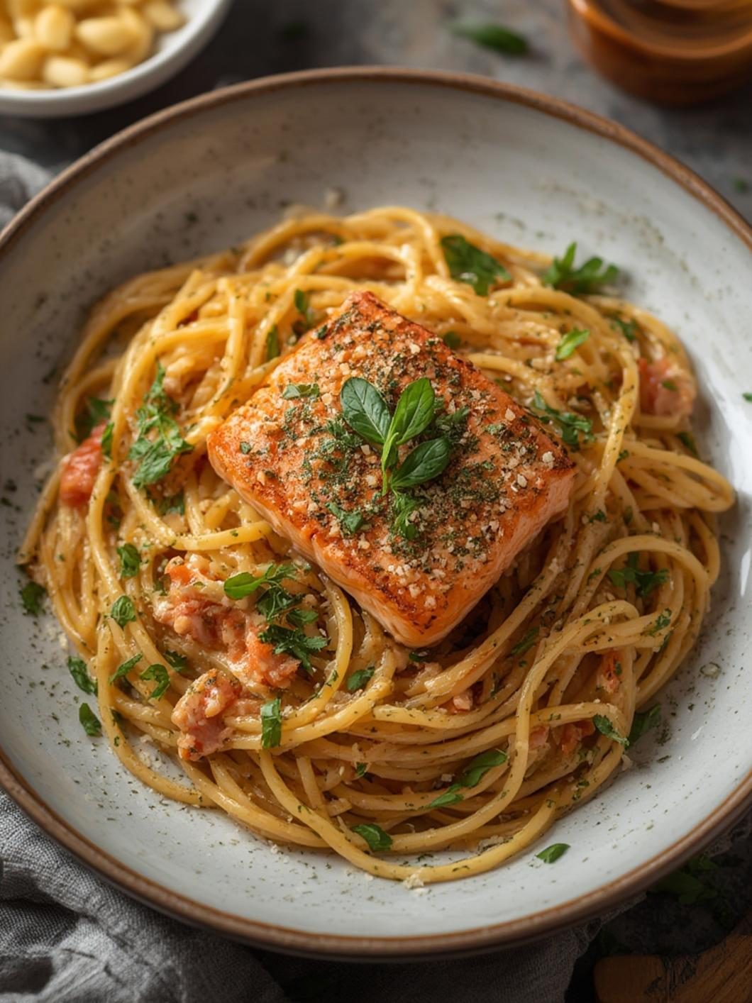 salmon pasta recipe