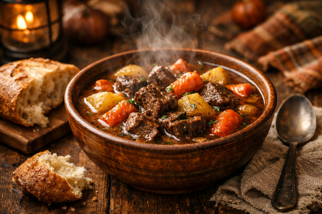 Classic Beef Stew Recipe — Rich, Hearty & Deeply Flavorful