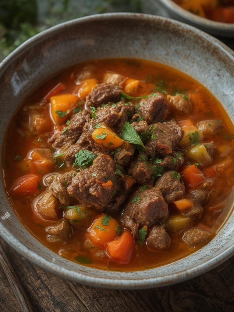 vegetable beef soup