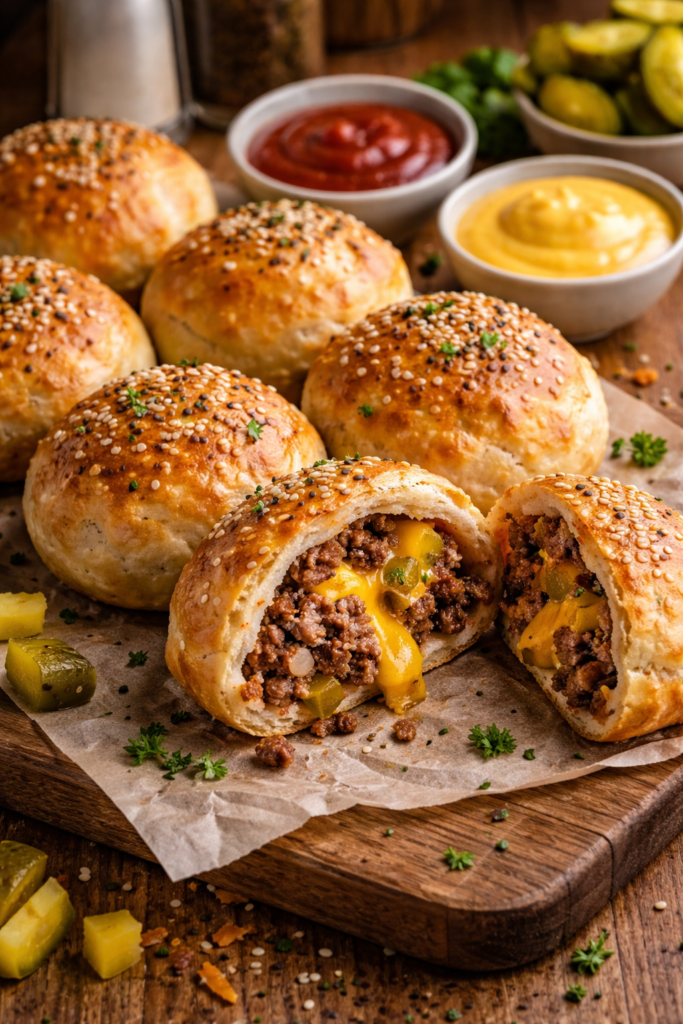 Cheeseburger Bombs with Biscuits: Easy Stuffed Biscuit Bites Everyone Loves