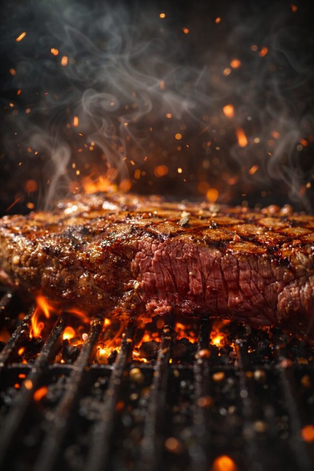 steak on a pellet grill