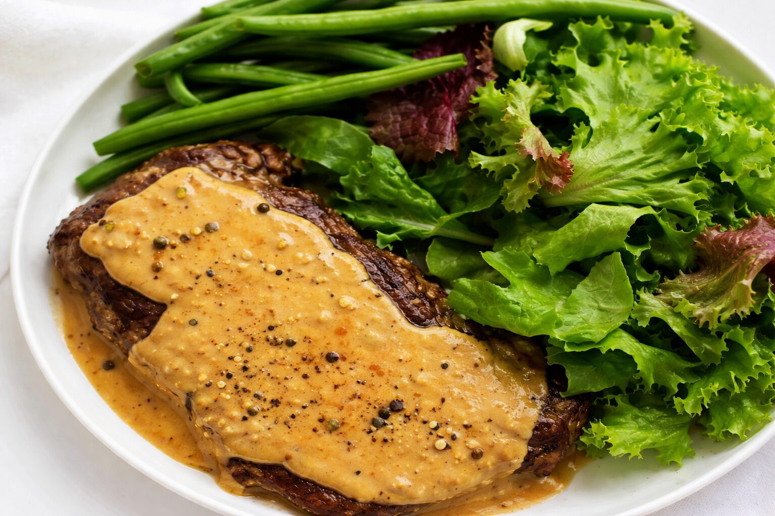 peppercorn gravy FOR steak