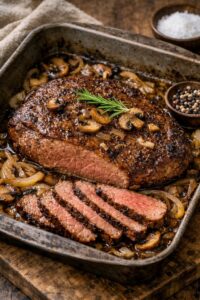 Round Steak in the Oven: Slow-Baked Until Fall-Apart Tender
