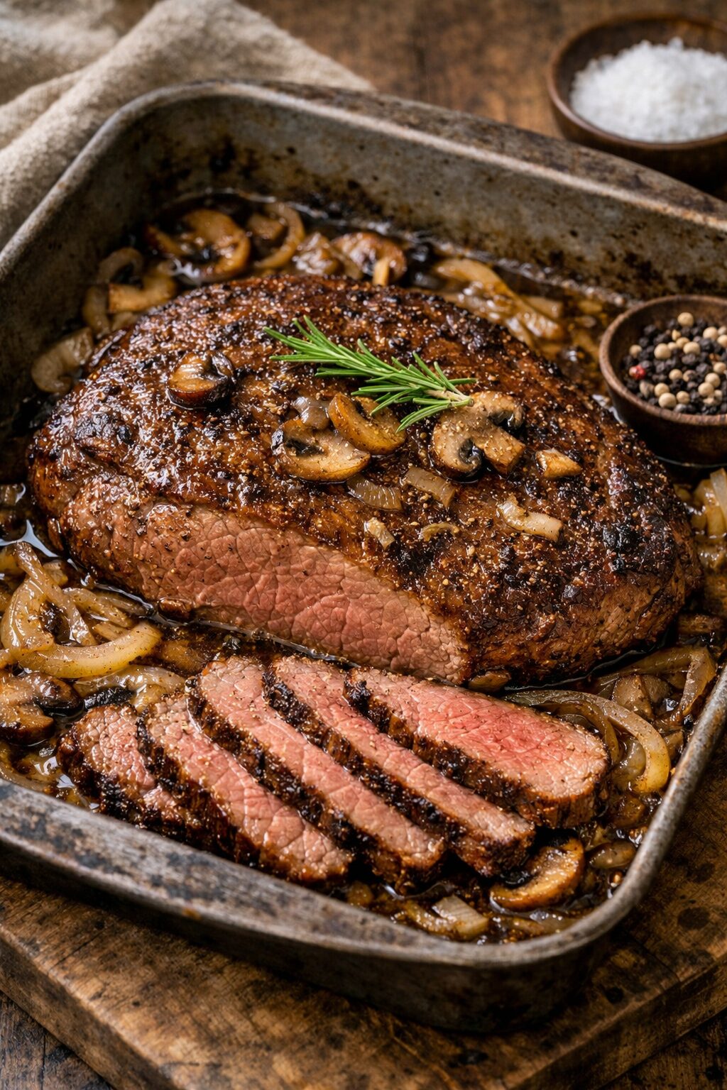 round steak in oven