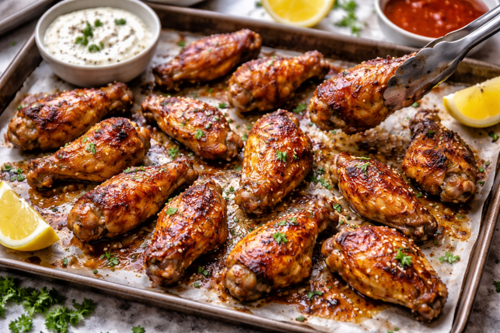 Baked Chicken Wings Temperature and Time for Crispy Results