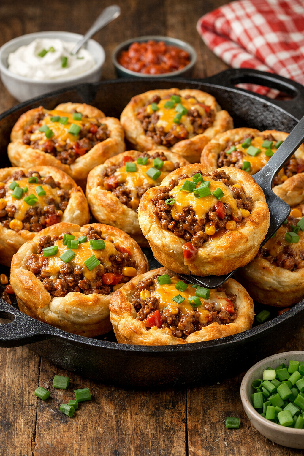 ground beef in biscuit recipe