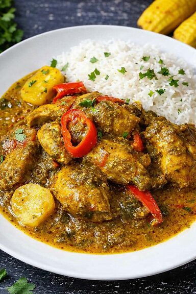Authentic Jamaican Curry Chicken