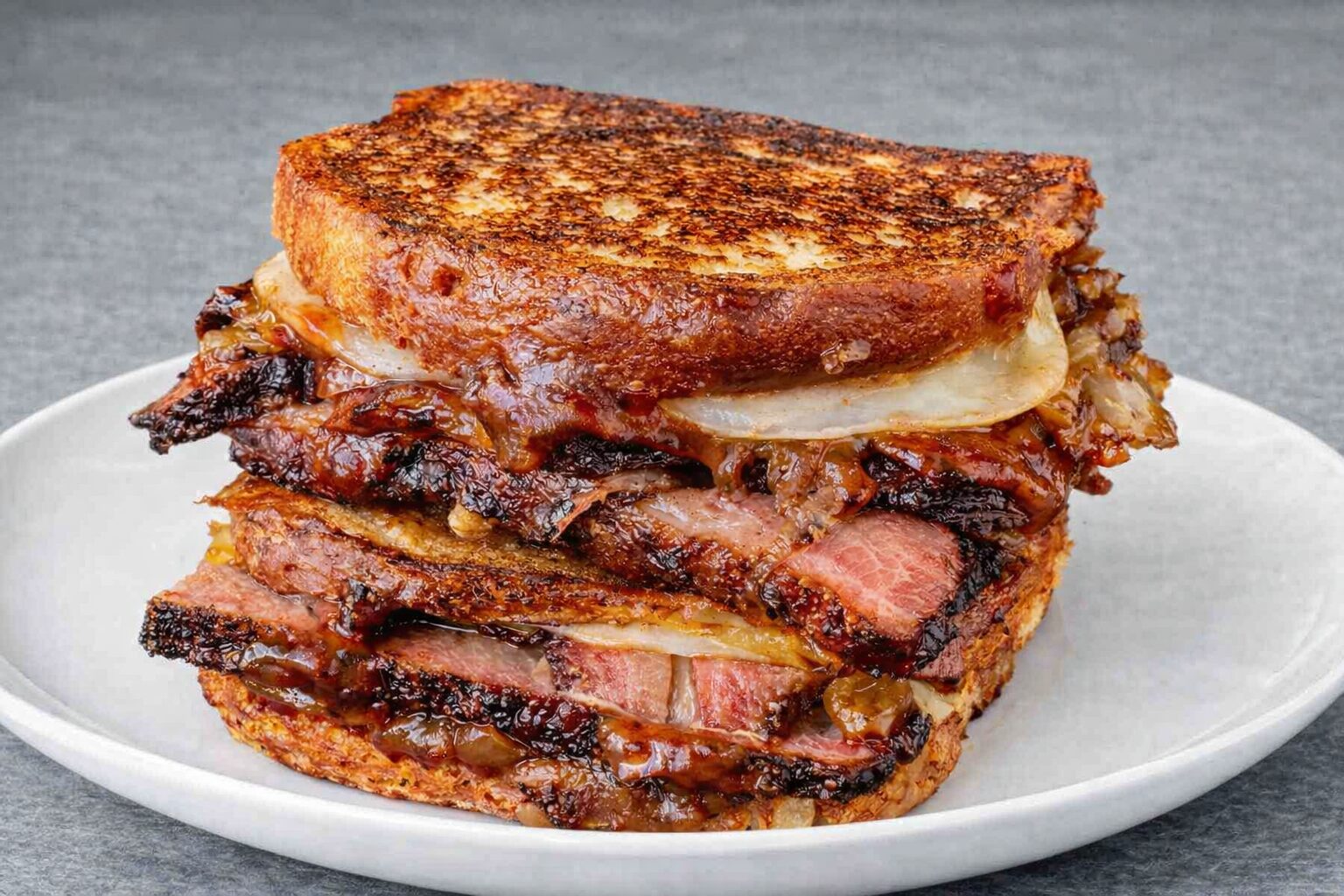 BBQ brisket melts