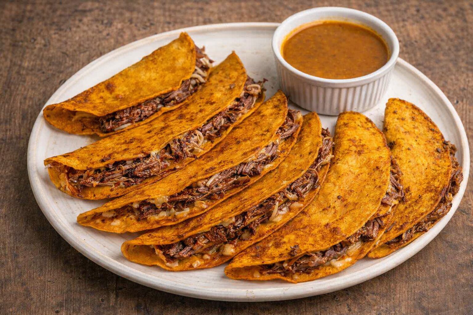birria tacos with consommé